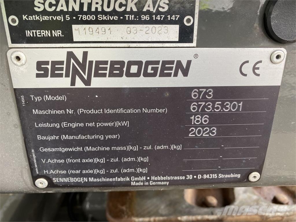 Sennebogen 673E-R All terrain cranes