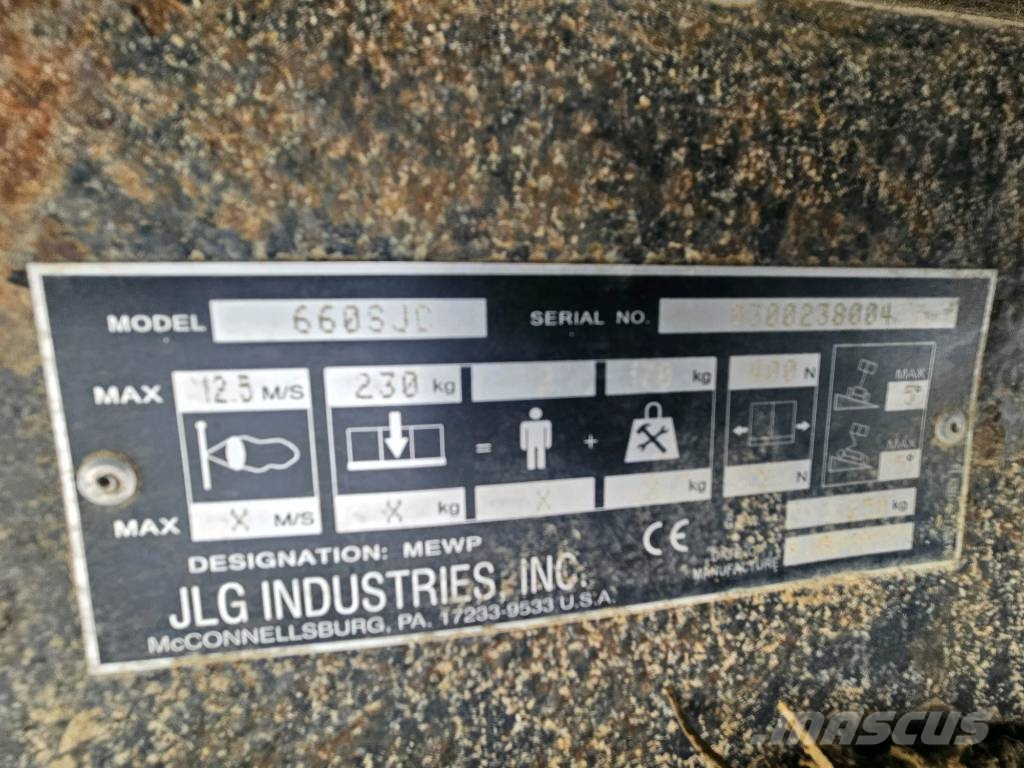JLG 660 SJ C Telescopic boom lifts