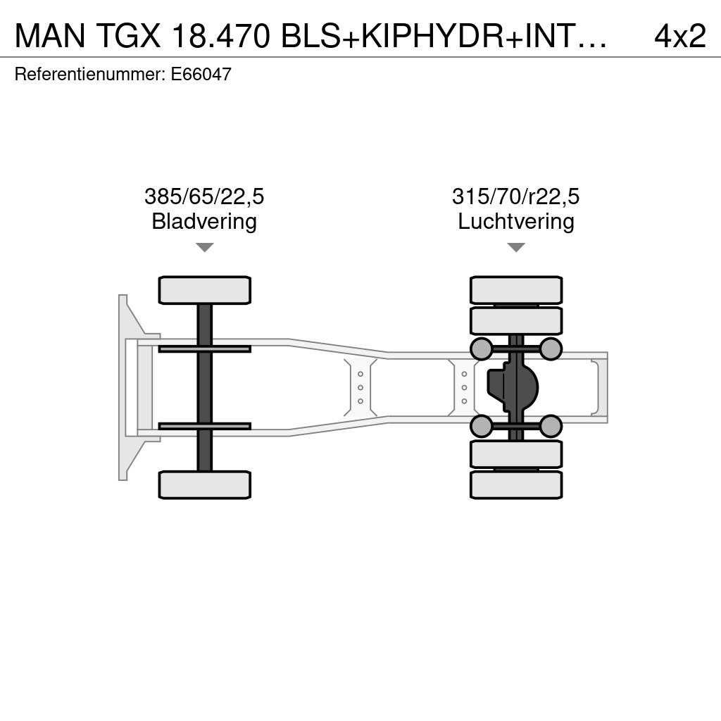 MAN TGX 18.470 BLS+KIPHYDR+INTARDER Camiones tractor