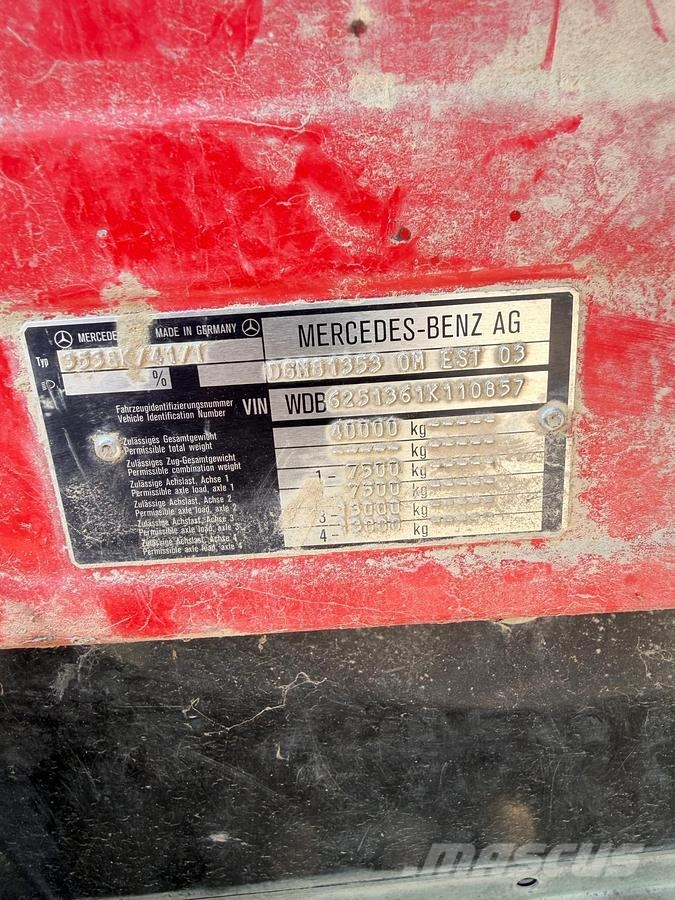Mercedes-Benz SK 3538 Camiones bañeras basculantes o volquetes