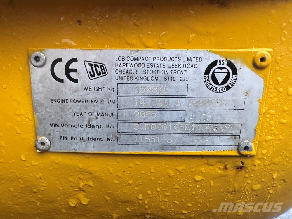 JCB 8016 - CONSIGNED TO TCH JCB AUCTION Minigrävare < 7t