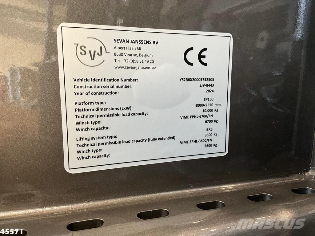 Scania R 590 V8 6x2 Retarder Bergingsvoertuig Just 15.468 Grúas de vehículo