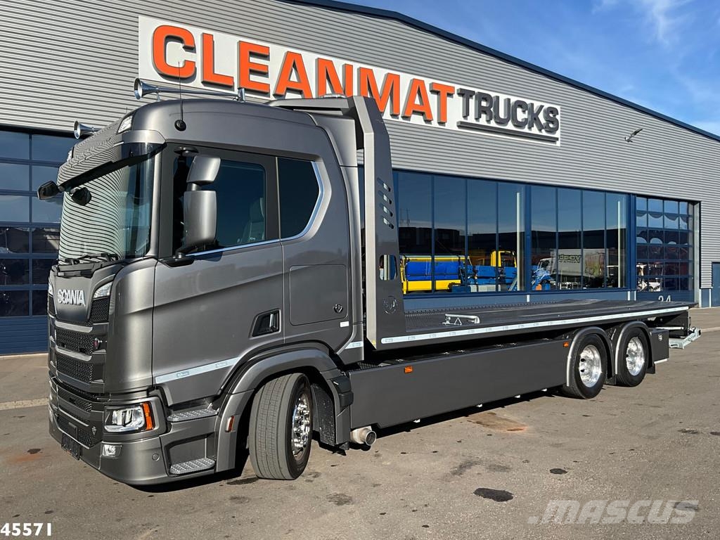 Scania R 590 V8 6x2 Retarder Bergingsvoertuig Just 15.468 Grúas de vehículo
