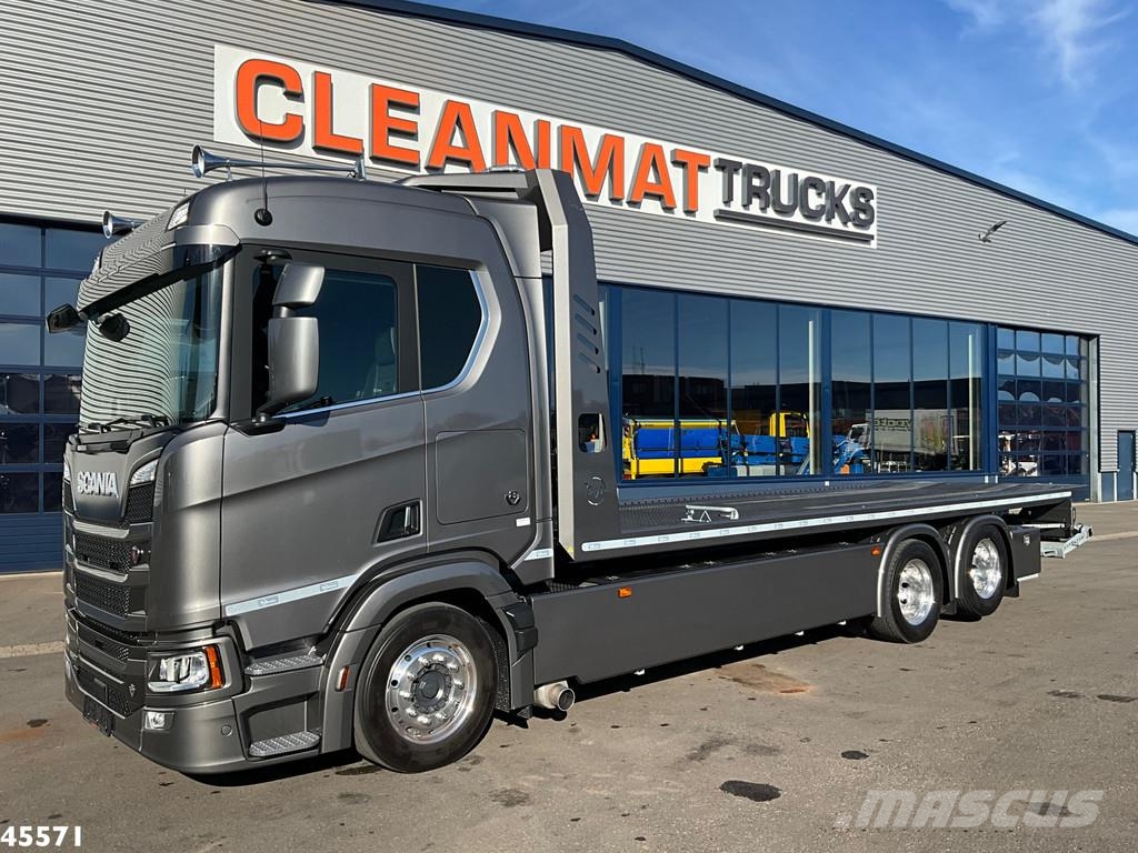 Scania R 590 V8 6x2 Retarder Bergingsvoertuig Just 15.468 Grúas de vehículo