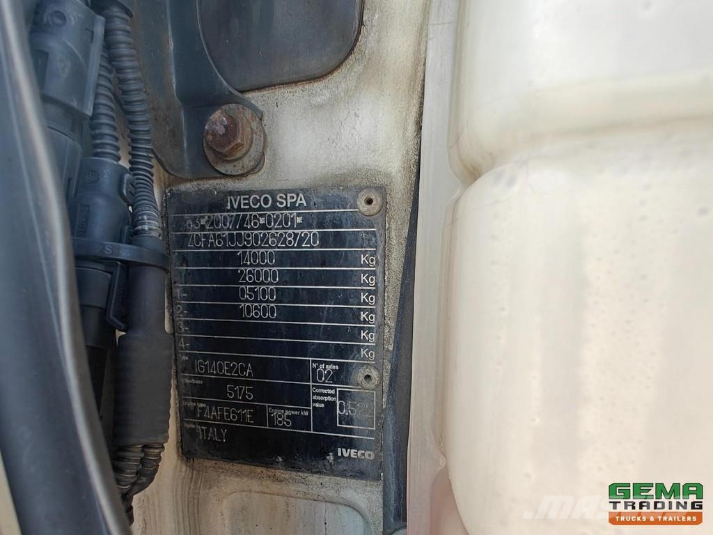 Iveco 140E25 EuroCargo 4x2 Double Cab (7pers) Euro 6 - 6 شاحنات مسطحة/مفصلية الجوانب