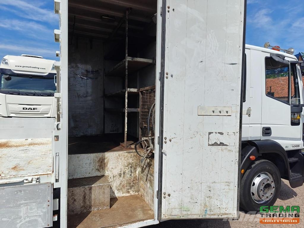 Iveco 140E25 EuroCargo 4x2 Double Cab (7pers) Euro 6 - 6 شاحنات مسطحة/مفصلية الجوانب