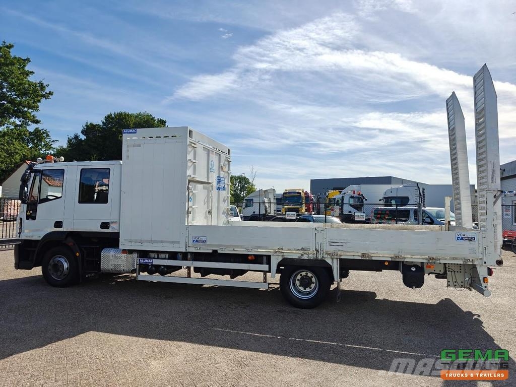 Iveco 140E25 EuroCargo 4x2 Double Cab (7pers) Euro 6 - 6 شاحنات مسطحة/مفصلية الجوانب
