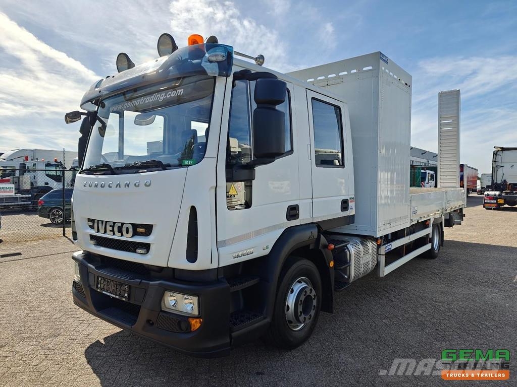 Iveco 140E25 EuroCargo 4x2 Double Cab (7pers) Euro 6 - 6 شاحنات مسطحة/مفصلية الجوانب