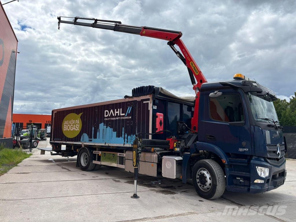Mercedes-Benz Actros 1830 4x2 CNG PK 12.501 / BOX L=7197 mm Kraanaga veokid