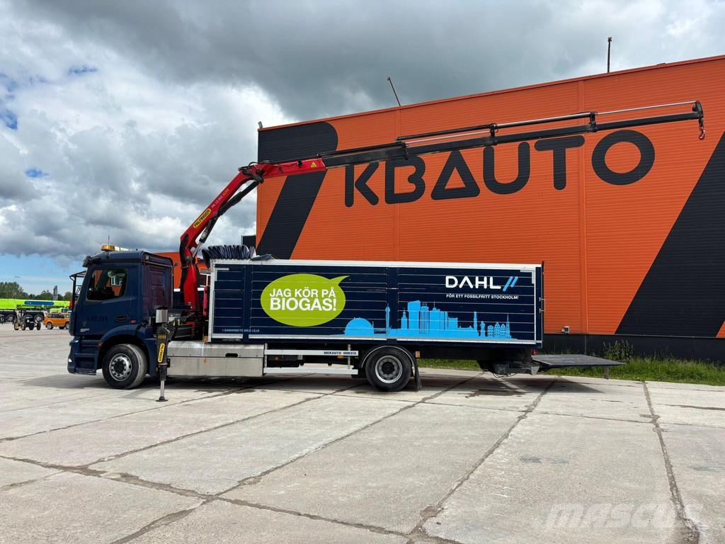 Mercedes-Benz Actros 1830 4x2 CNG PK 12.501 / BOX L=7197 mm Camiones grúa