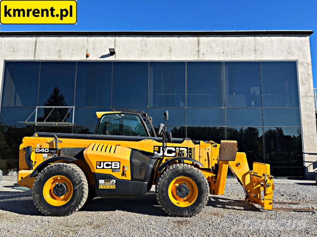JCB 540-180 ŁADOWARKA TELESKOPOWA 2017R. | JCB 535-140 Teleskopski viličarji