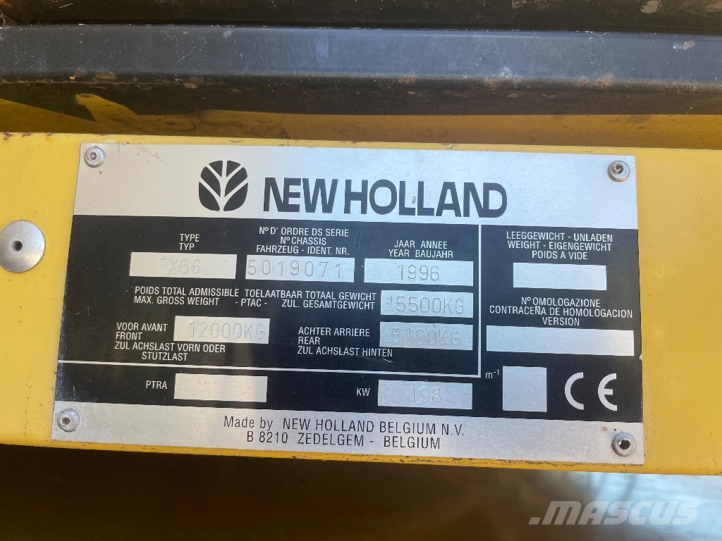 New Holland TX 66 Teraviljakombainid