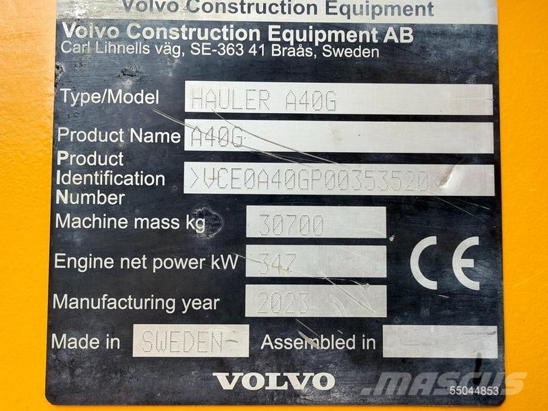 Volvo A 40 G Mini Dumpers