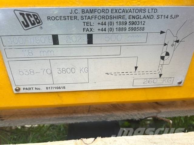 JCB QFIT HEADSTOCK AND TINES Weitere Lade- und Grabgeräte