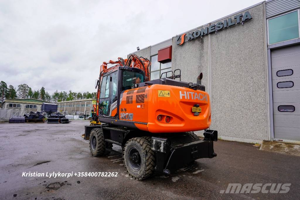 Hitachi ZX180W-7 ENGCONILLA STAGE V Wielgraafmachines