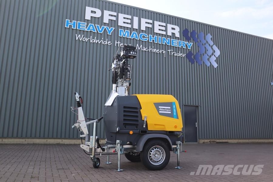 Atlas Copco Hilight H6+ Valid inspection, Max Boom Height 8m, أبراج خفيفة
