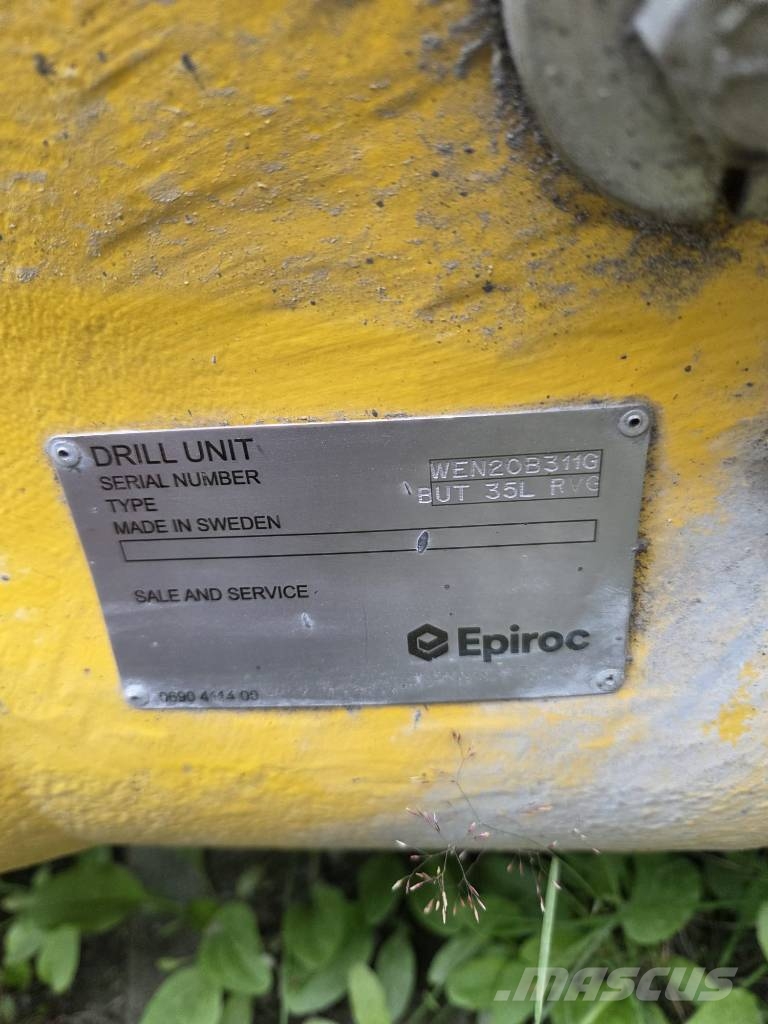 Epiroc Atlas Copco But 35 bommar Druga podzemna oprema