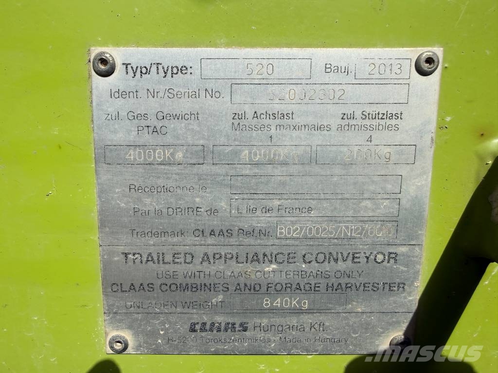 CLAAS Lexion 660 Θεριζοαλωνιστικές μηχανές