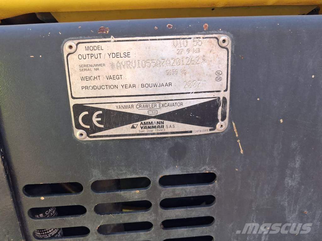 Yanmar Vio 55 Mini ekskavatori < 7 t