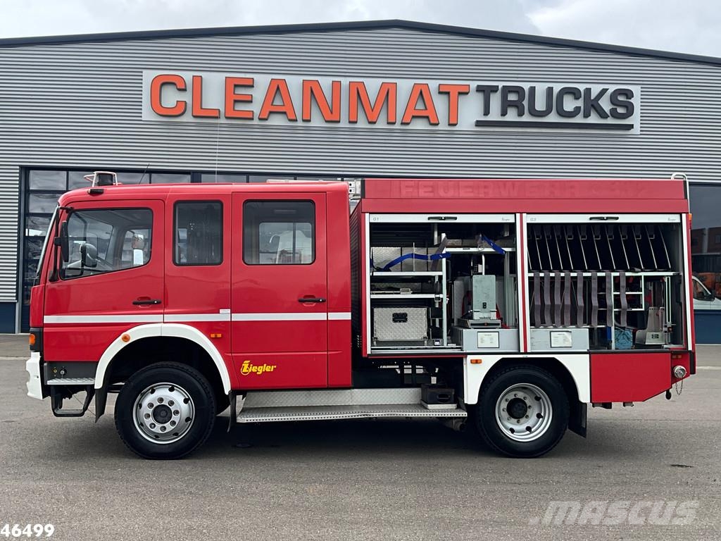 Mercedes-Benz Atego 918 4x4 ZIEGLER Feuerwehr / materiaalwagen J Camiones de bomberos