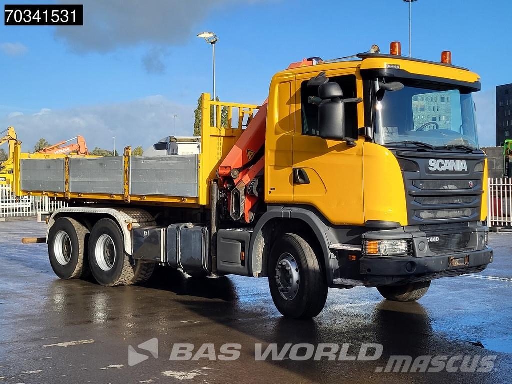 Scania G440 G 6X4 Palfinger PK18002 EH Crane Kran 7m3 Tip Грузовики-Самосвалы