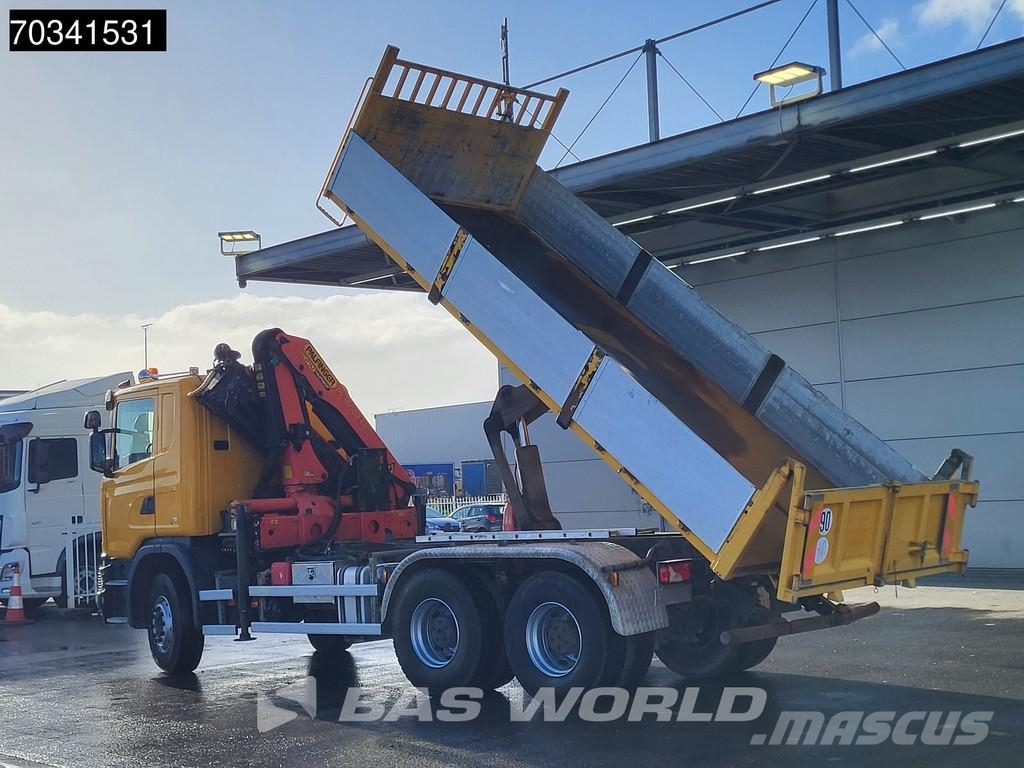 Scania G440 G 6X4 Palfinger PK18002 EH Crane Kran 7m3 Tip Грузовики-Самосвалы