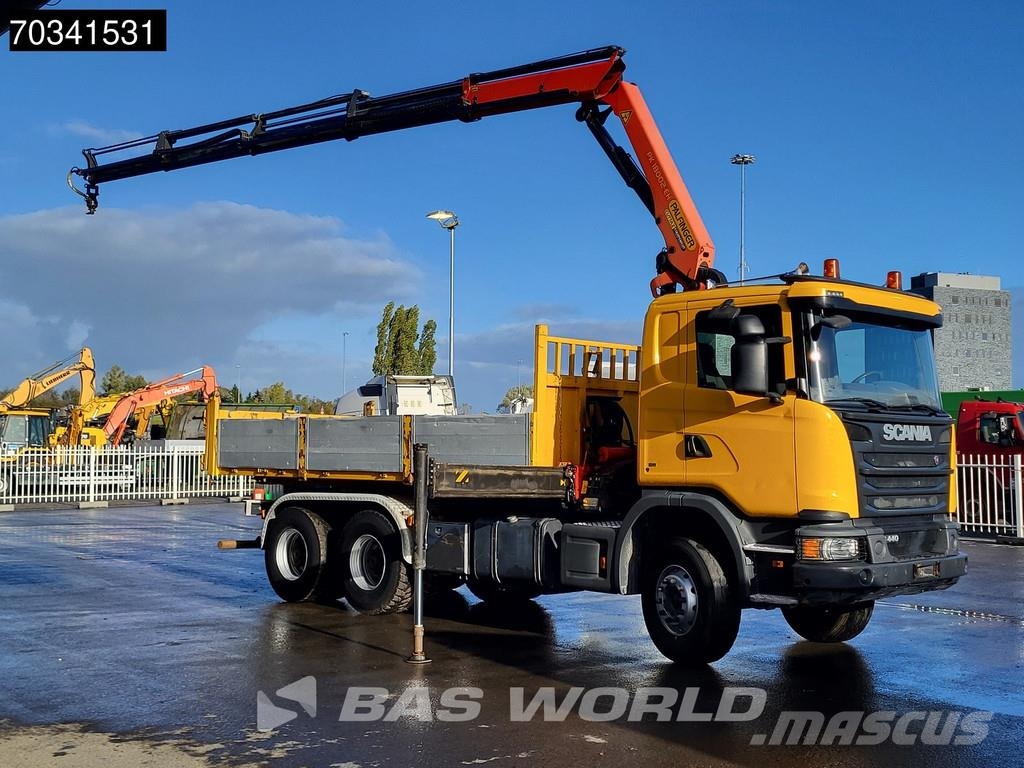 Scania G440 G 6X4 Palfinger PK18002 EH Crane Kran 7m3 Tip Грузовики-Самосвалы
