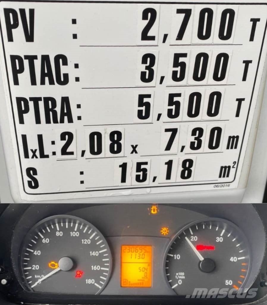 Mercedes-Benz SPRINTER 514Cdi / GAUBERT PC350 endommagée Camion porte engin