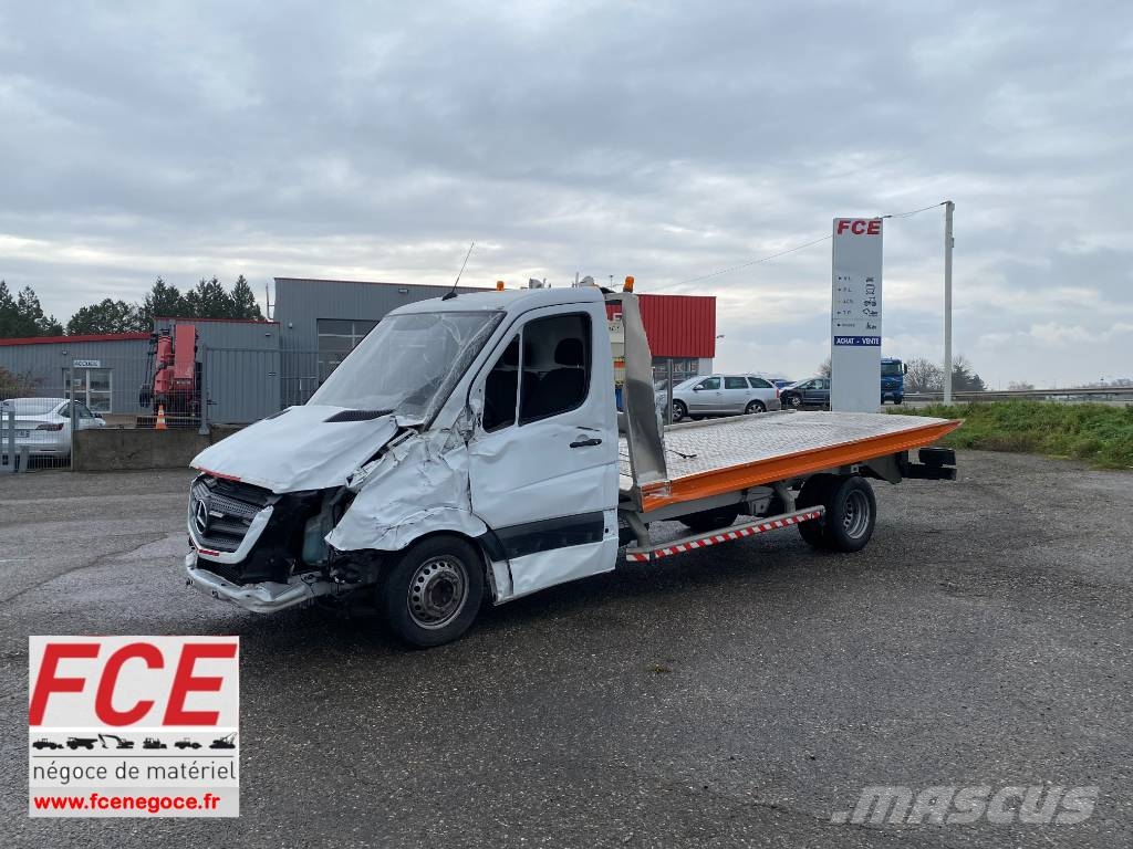 Mercedes-Benz SPRINTER 514Cdi / GAUBERT PC350 endommagée Camion porte engin