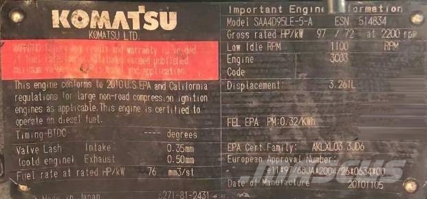 Komatsu SAA4D95LE-6 Original Used Excavator Engine 엔진