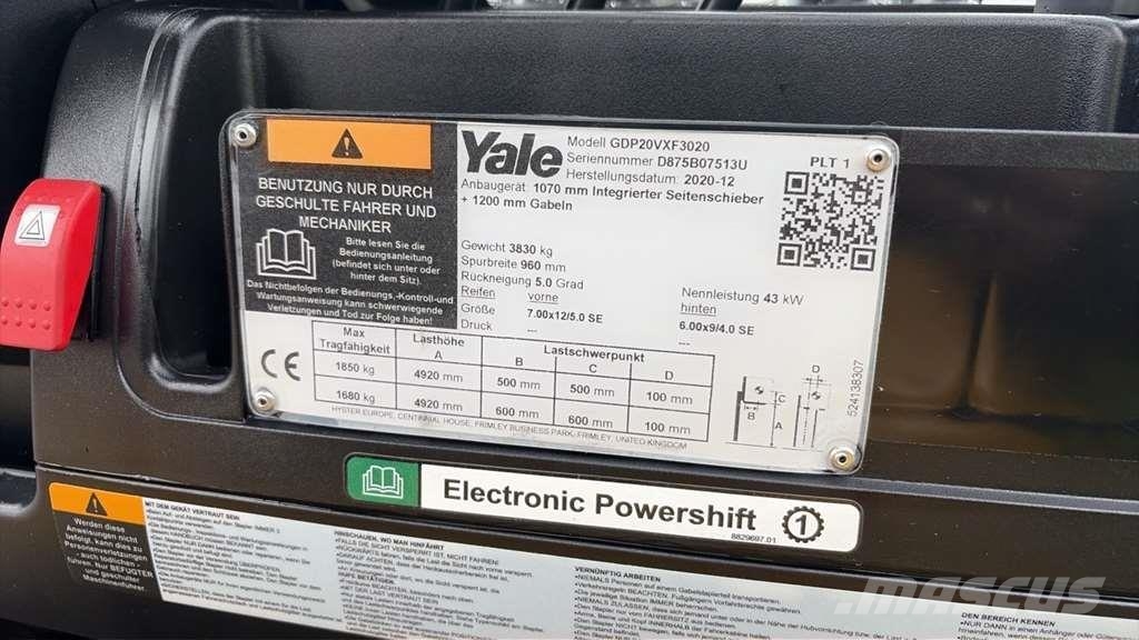 Yale GDP20 VX Інше