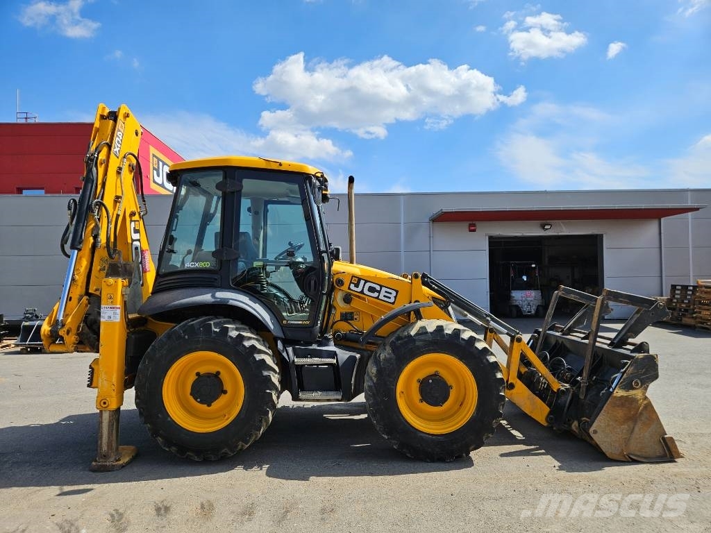 JCB 4CX Manual comands - ISO Backhoe loaders