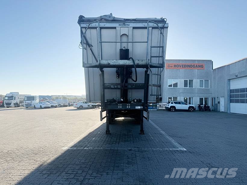Kel-Berg Tipper / Alukastenmulde Kipper 61 m3 Savivartės puspriekabės