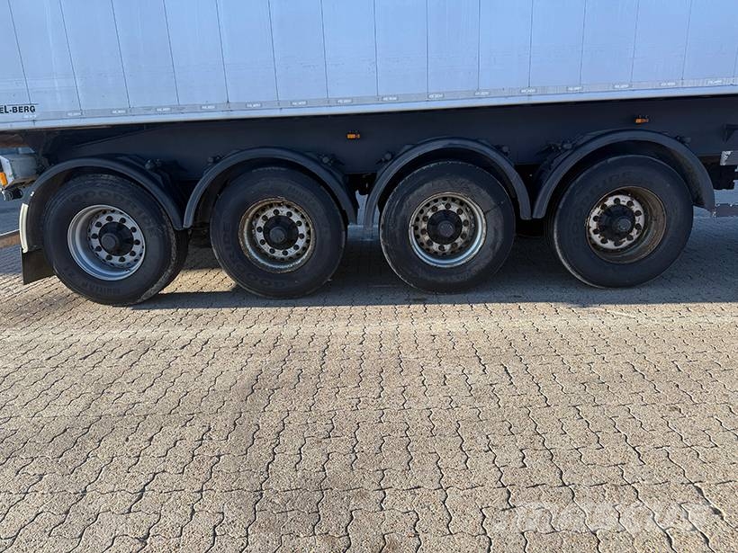 Kel-Berg Tipper / Alukastenmulde Kipper 61 m3 Savivartės puspriekabės