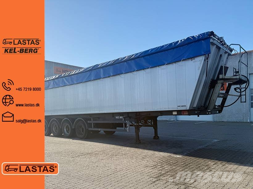 Kel-Berg Tipper / Alukastenmulde Kipper 61 m3 Savivartės puspriekabės