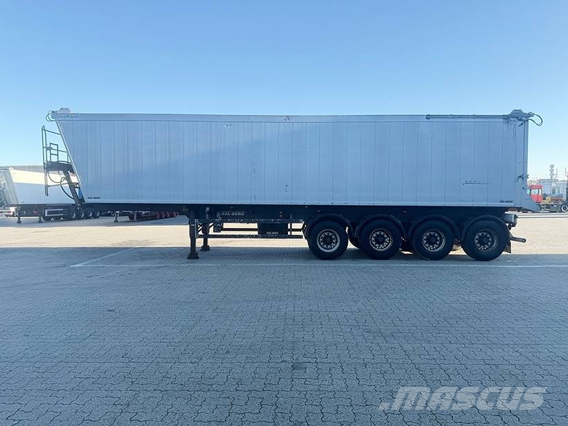 Kel-Berg Tipper / Alukastenmulde Kipper 61 m3 Savivartės puspriekabės
