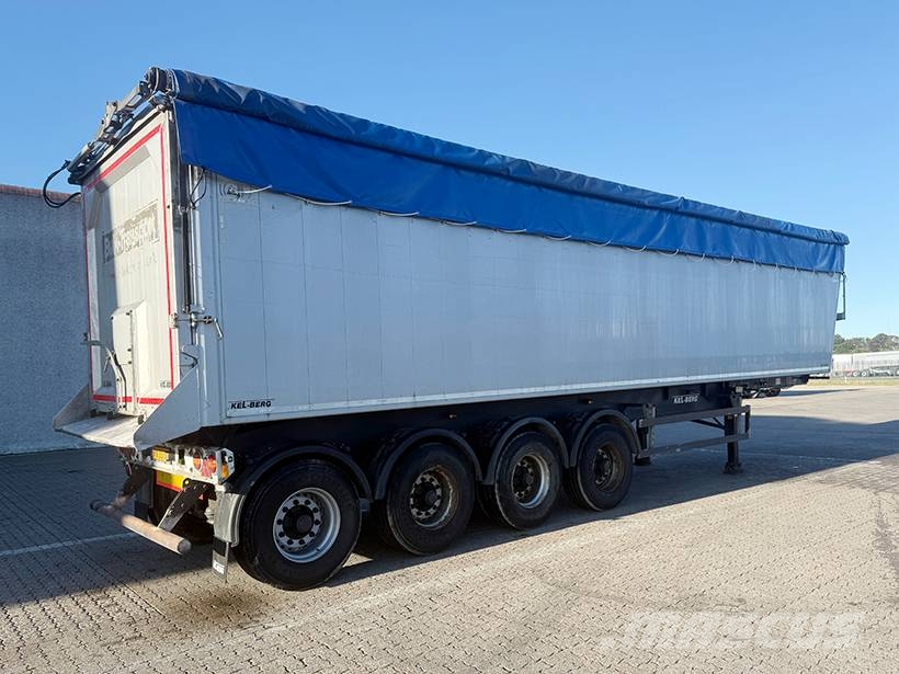 Kel-Berg Tipper / Alukastenmulde Kipper 61 m3 Savivartės puspriekabės