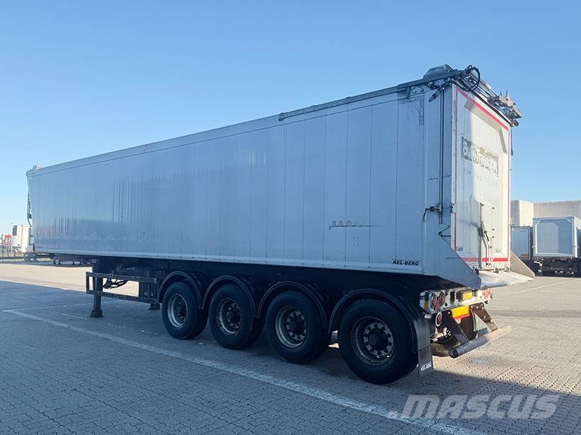 Kel-Berg Tipper / Alukastenmulde Kipper 61 m3 Savivartės puspriekabės