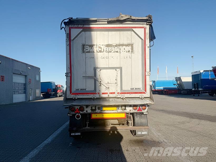 Kel-Berg Tipper / Alukastenmulde Kipper 61 m3 Savivartės puspriekabės