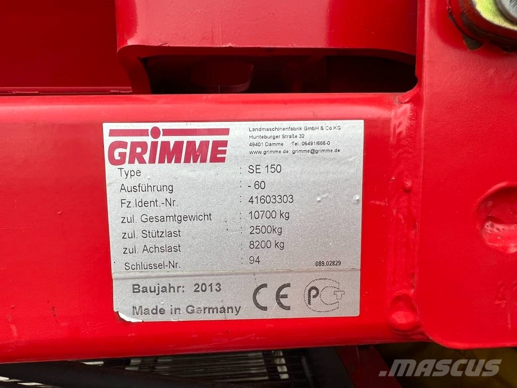 Grimme SE 150-60 Burgonya kombájnok és kiszedők