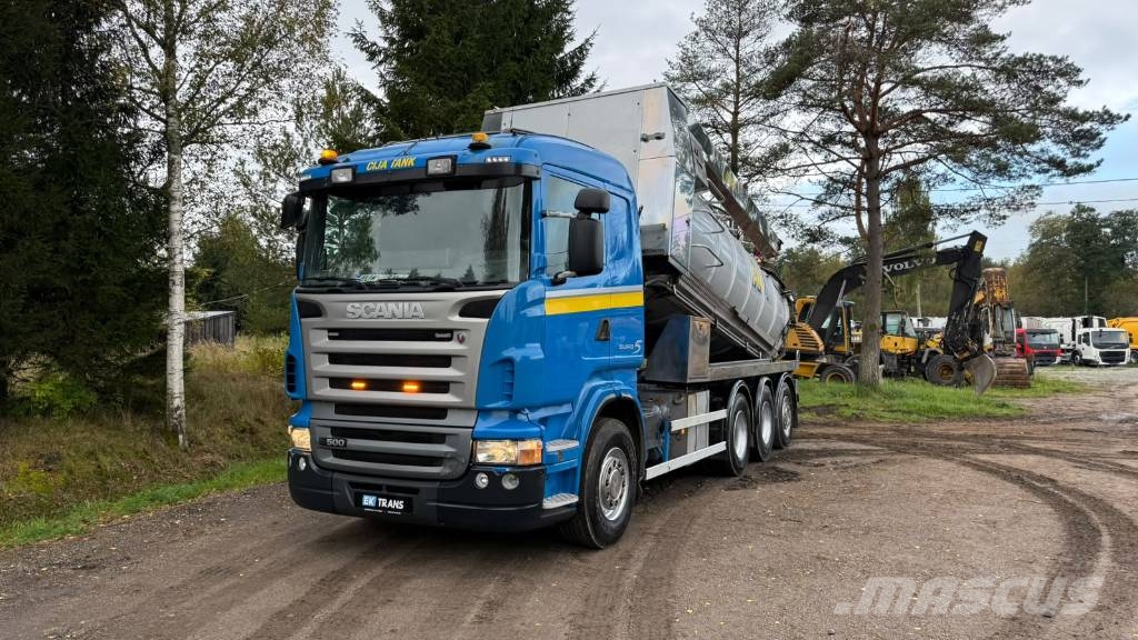 Scania R 500 EURO5 8x4 Kombinētās vakumsūkņa mašīnas