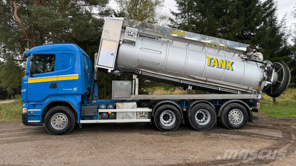 Scania R 500 EURO5 8x4 Kombinētās vakumsūkņa mašīnas