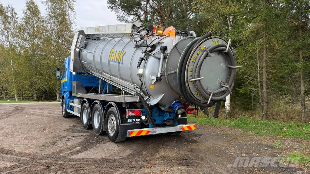 Scania R 500 EURO5 8x4 Kombinētās vakumsūkņa mašīnas