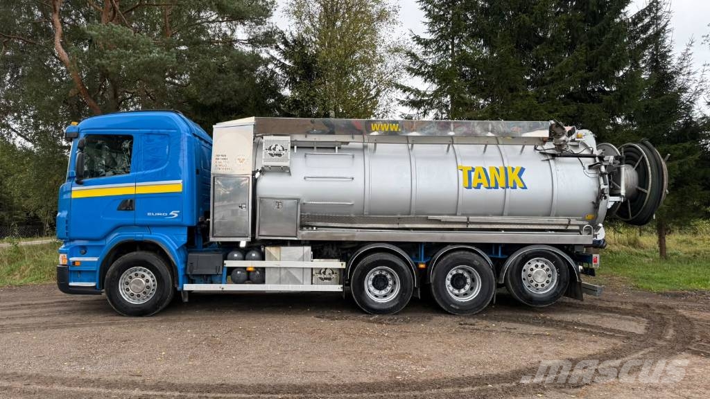Scania R 500 EURO5 8x4 Kombinētās vakumsūkņa mašīnas