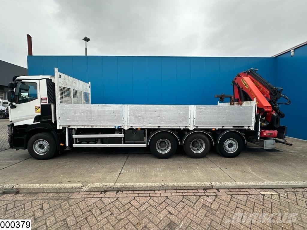 Renault C 430 8x4 EURO 6, Palfinger, Remote, JIB Camion plateau