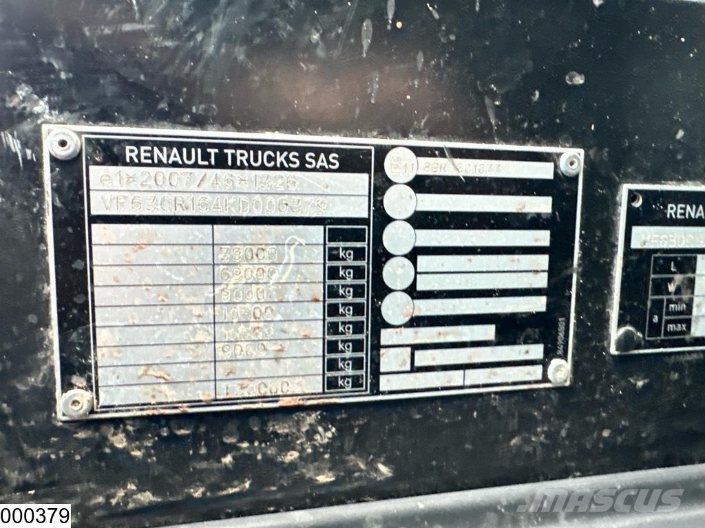 Renault C 430 8x4 EURO 6, Palfinger, Remote, JIB Camion plateau