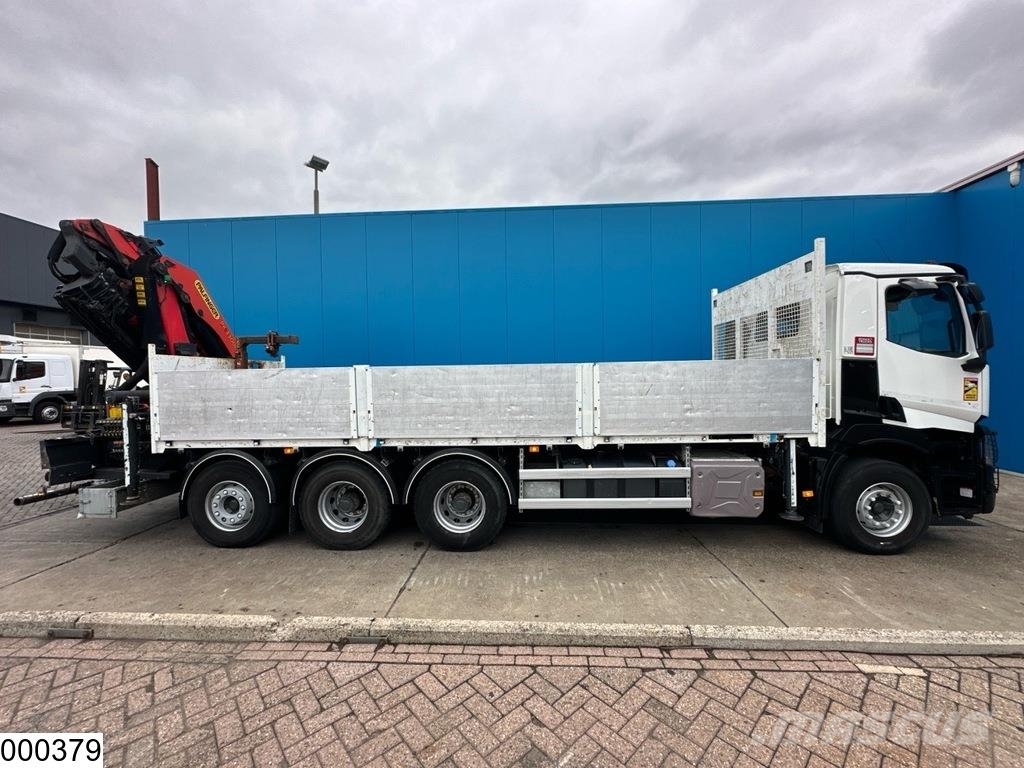 Renault C 430 8x4 EURO 6, Palfinger, Remote, JIB Camion plateau