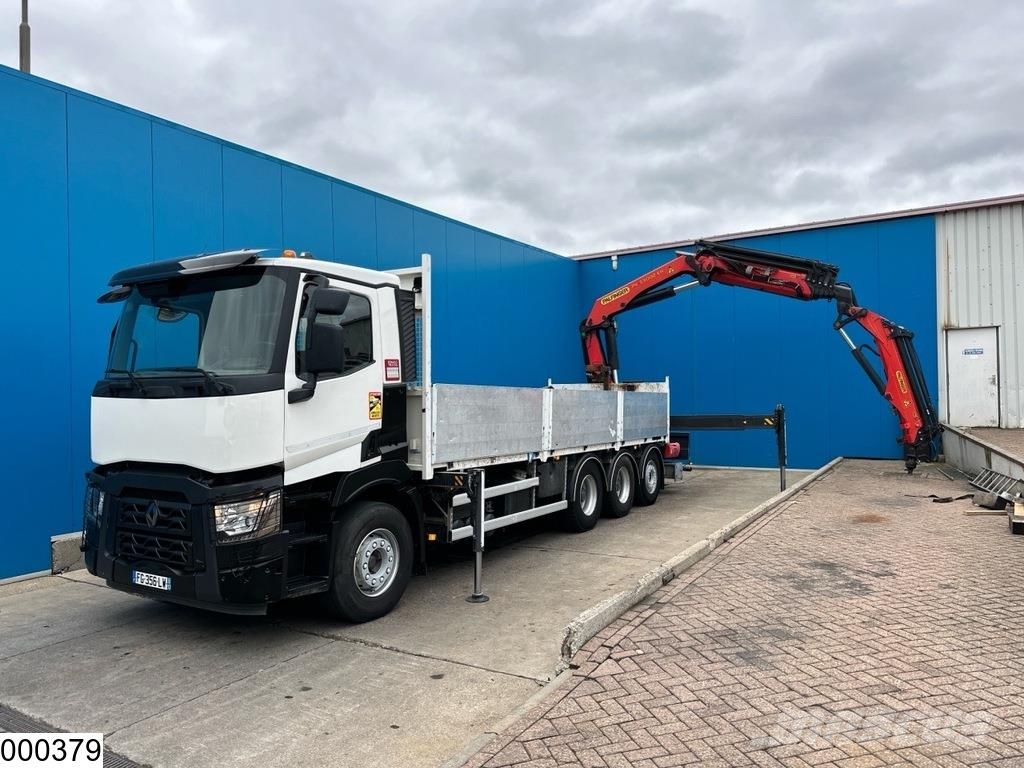 Renault C 430 8x4 EURO 6, Palfinger, Remote, JIB Camion plateau