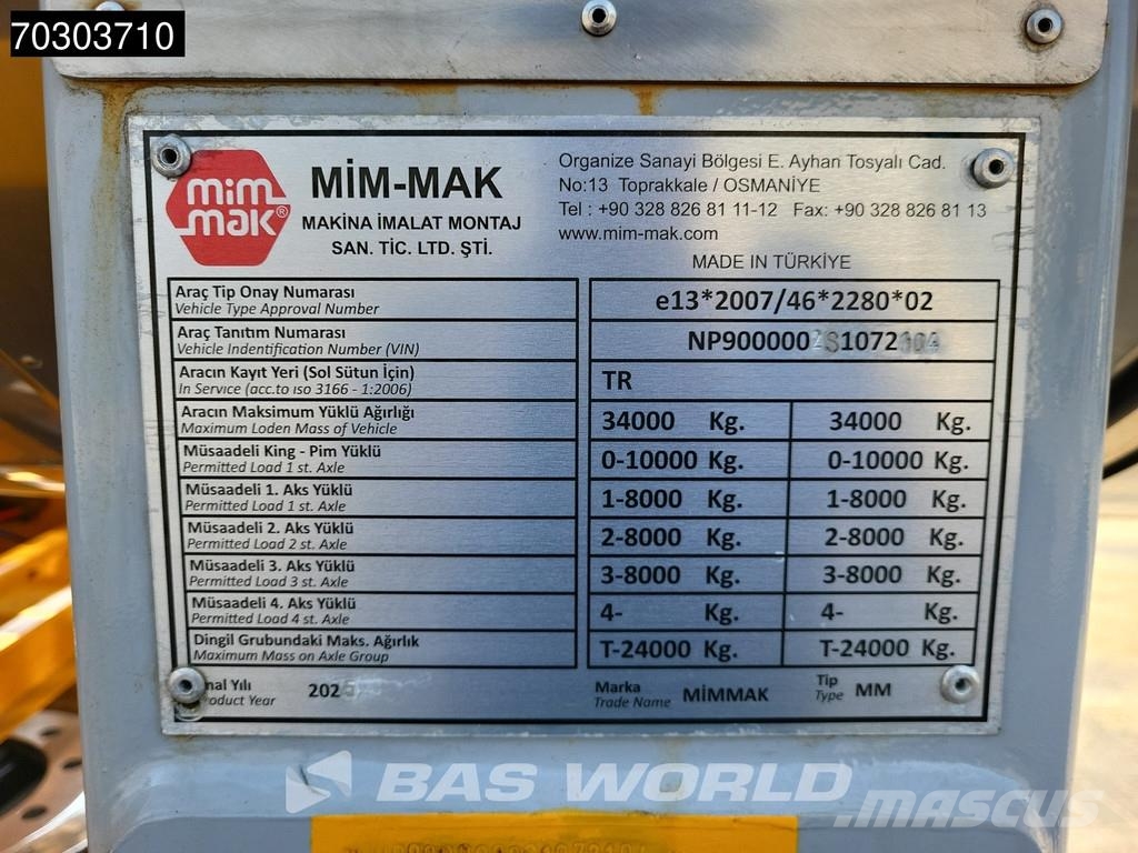 Mim-Mak LCO2 Isolated Poluprikolice cisterne