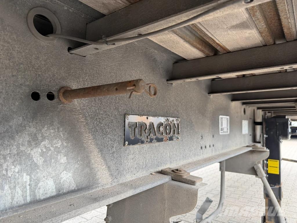 Tracon Schuifzeil -Dak / Bpw-Disc / HH-Vloer نصف مقطورات بباب جانبي